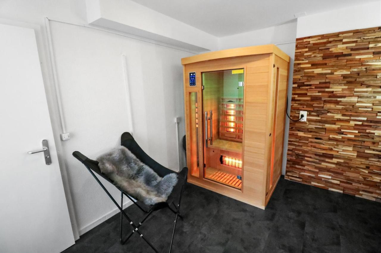 Appartement Confortable Avec Un Sauna Leukerbad Exterior foto