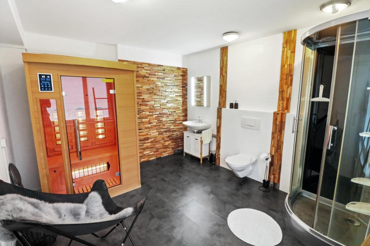 Appartement Confortable Avec Un Sauna Leukerbad Exterior foto
