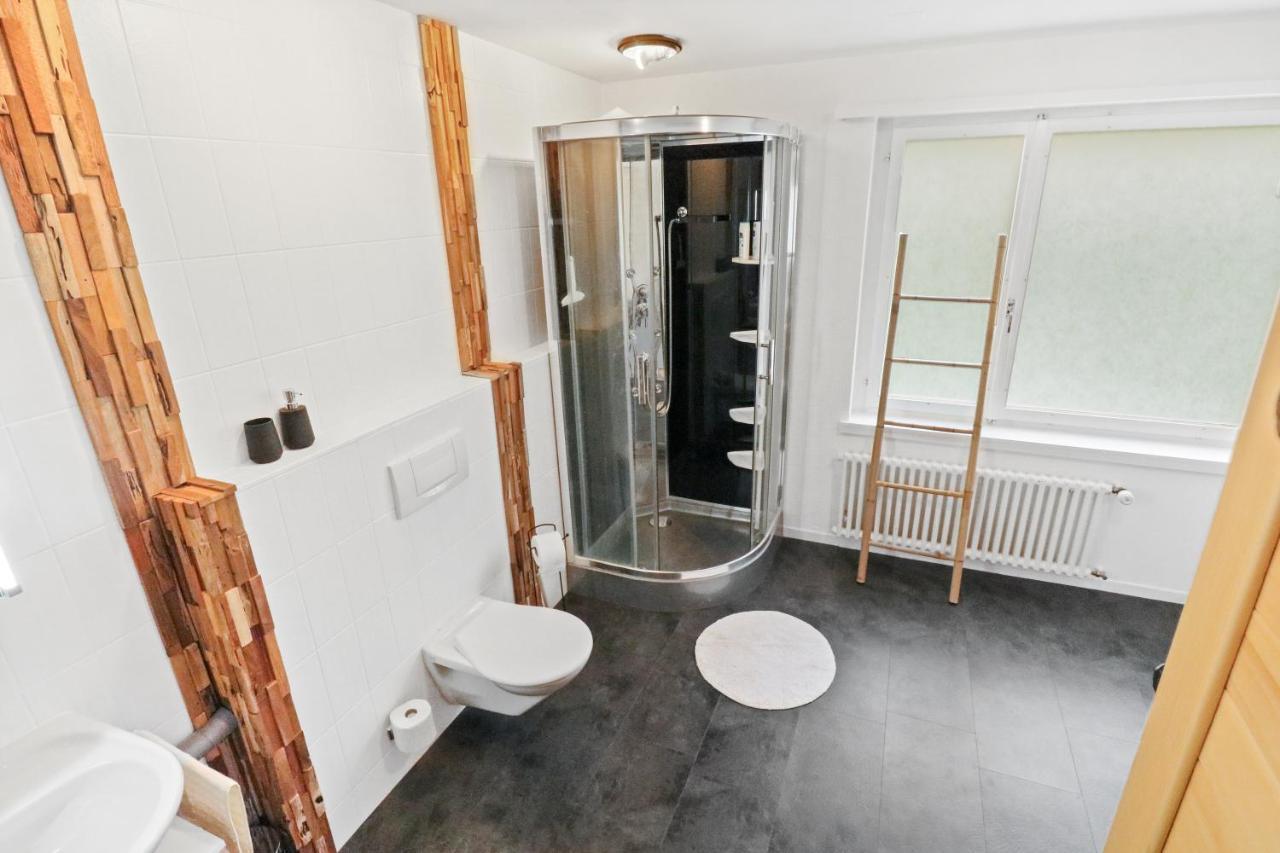Appartement Confortable Avec Un Sauna Leukerbad Exterior foto